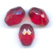 Aceitunas facetadas 13x10 mm Light Siam x8