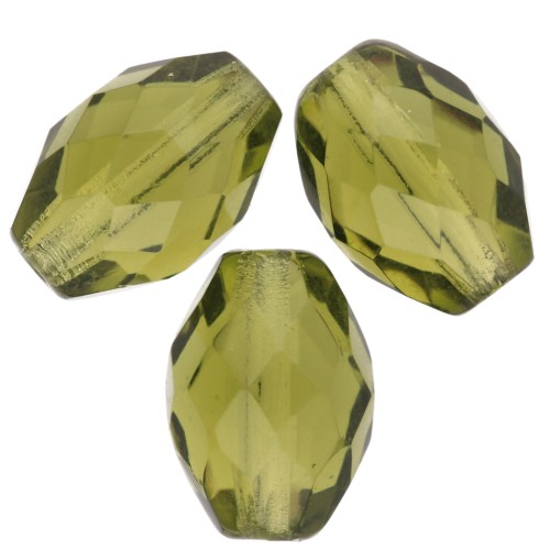 Aceitunas facetadas 13x10 mm Olivino x8