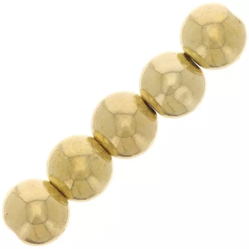 Acrílico Metálico Redondo 6mm CCB - Dorado x20
