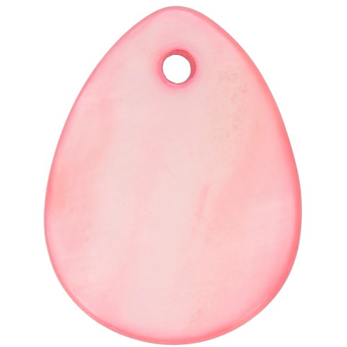 Cequíes de Nácar gota 20 mm Corail x10