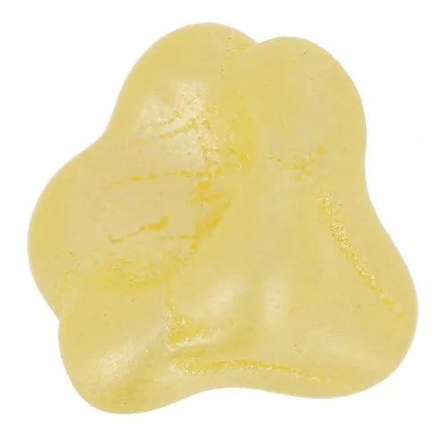 Cuenta de vidrio flor campana 11x13 mm - Pastel Yellow Pearl x1