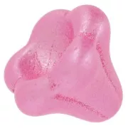 Cuenta de vidrio flor campana 11x13 mm - Pastel Pink Pearl x1