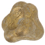 Cuenta de vidrio flor campana 11x13 mm - Brown Gold Pearl x1|raw }}