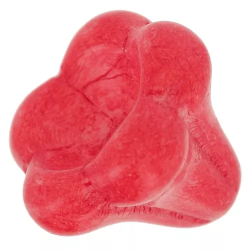 Cuenta de vidrio flor campana 11x13 mm - Opaque Grenadine x1