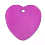 Cequies corazón de Nácar 24 mm Amethyst x5