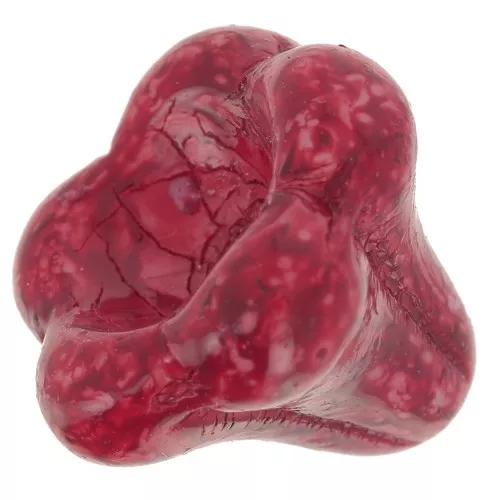 Cuenta de vidrio flor campana 11x13 mm - Burdeos opaco x1