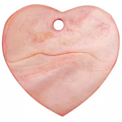 Cequies corazón de Nácar 24 mm Coral x5