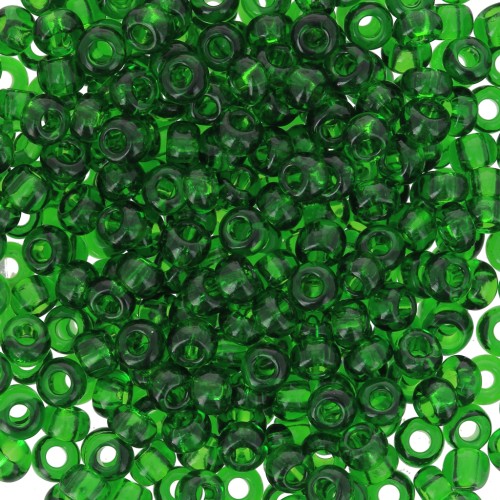 Cuentas de Rocalla Preciosa 8/0 3 mm - Verde botella x 20 g