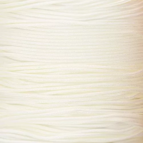 Hilo de jade - Hilo de nailon trenzado de 0,5 mm - Crudo x9m