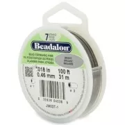 Hilo de Acero 7 hebras - Beadalon - 0.46 mm x30 m