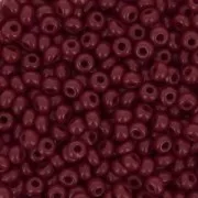 Preciosa Cuentas de rocalla 9/0 2,5 mm - Burdeos opaco x20g