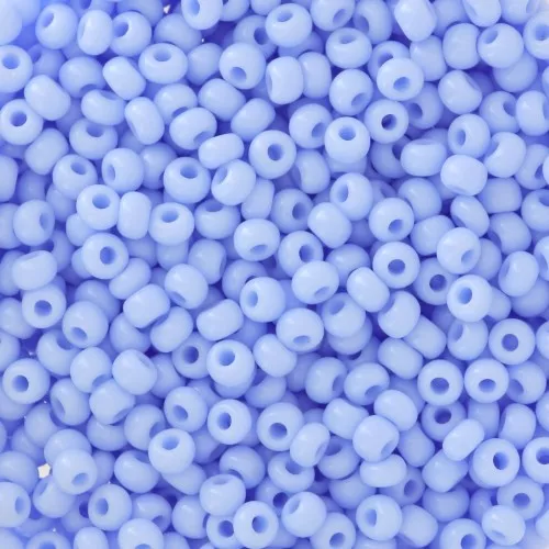 Preciosa Cuentas de rocalla 9/0 2,5 mm - Azul pastel opaco x20g