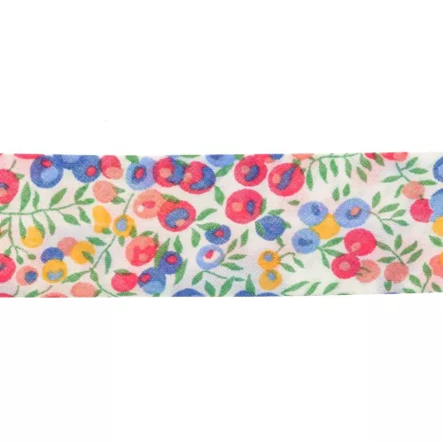 Tela al bies Liberty - Brote Wiltshire - Granadina x1m