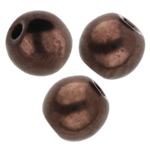 Cuentas redondas 3 mm Dark Bronze x50