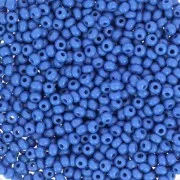 Cuentas de Rocalla Preciosa 11/0 de 2 mm - Azul opaco x 20 g