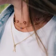 Cuentas nuggets irregulares 4 - 6 mm piedra preciosa - Labradorita x40cm