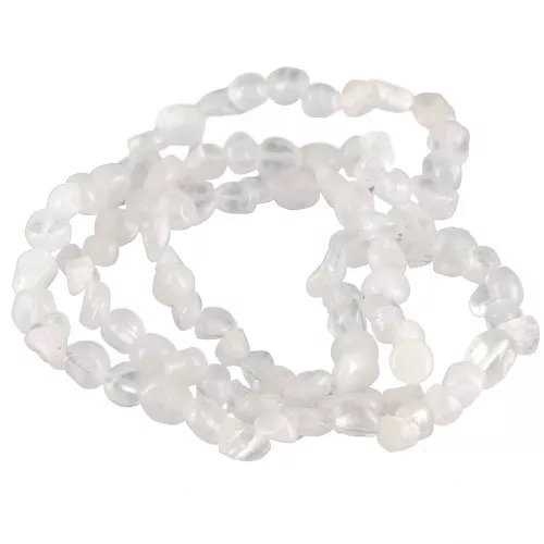 Perlas irregulares nugget 4 - 6 mm piedra preciosa - Moonstone x39cm