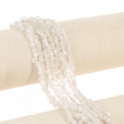 Perlas irregulares nugget 4 - 6 mm piedra preciosa - Moonstone x39cm