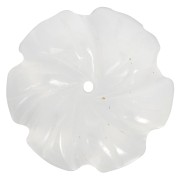 Colgante flor 20 mm de piedra gema - Ágata x1