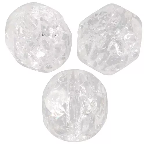 Facetadas 6 mm Crystal Cracked x25