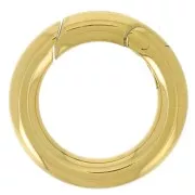 Cierre mosquetón redondo de 14 mm - Acero inoxidable 316L x1