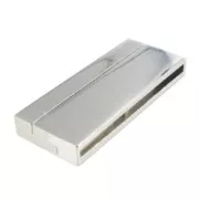 Cierre magnético 42x17 mm rodiado x1