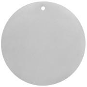 Lentejuela 35 mm - medalla para grabar - acero inoxidable 304 x1|raw }}