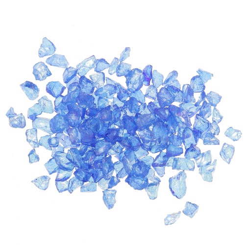 Virutas de Cristal - Resina Brillo Irregular - Azul Cobalto AB x7g
