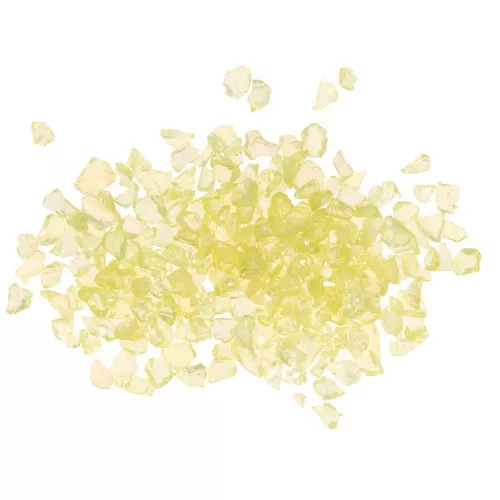 Virutas de Cristal - irregular con resina - Amarillo AB x7g