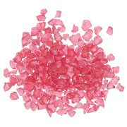 Virutas de Cristal - irregular con resina - Rojo AB x7g