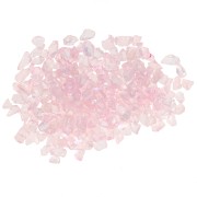 Virutas de Cristal - irregular con resina - Rosa claro AB x7g|raw }}