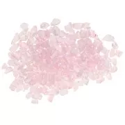 Virutas de Cristal - irregular con resina - Rosa claro AB x7g