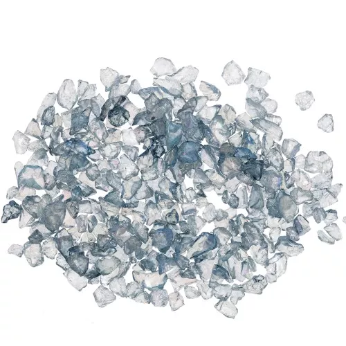 Virutas de cristal - Brillo irregular de la resina - Gris AB x7g