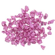 Virutas de cristal - Brillo irregular de la resina - Fucsia metalizado x10g|raw }}