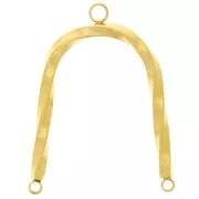 Entrepiezas candelabro en U 31x22 mm - Acero inoxidable 304L Dorado x2