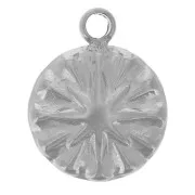 Colgante Estrella del Norte redondo de 7 mm - Acero inoxidable 304L x1