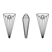 Colgante Spike PureCrystal 6480 18 mm Crystal Vitrail Medium