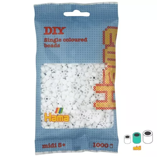 HAMA Beads Blanco (n°01) x1000
