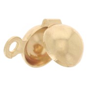 Capuchones de lazo 6 mm - Dorado x10