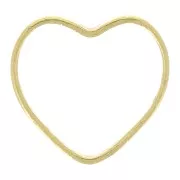 Anillas de montaje y tejido 9x10 mm - Latón bruto x1