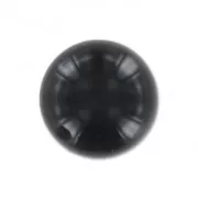 Perladas semi-agujereadas  8 mm Black Onyx x2
