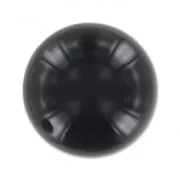Perladas semi-agujereadas 10 mm Black Onyx x2