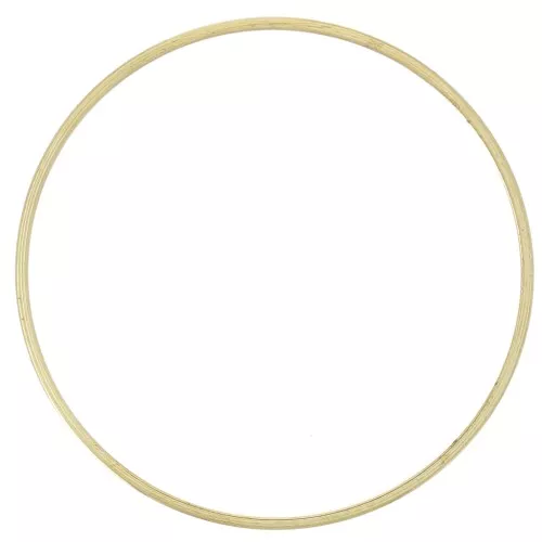 Anillo redondo para tejer y montar 38 mm - Dorado x1