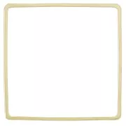 Tejido cuadrado y anillo de montaje 30 mm - Dorado x1