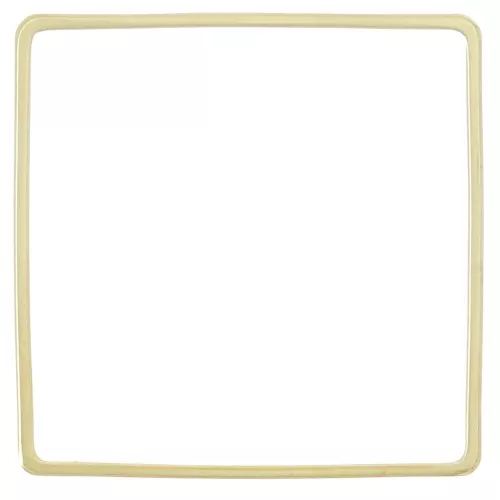 Tejido cuadrado y anillo de montaje 30 mm - Dorado x1