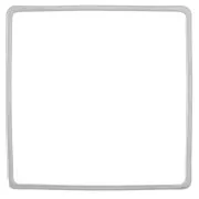 Tejido cuadrado y anillo de montaje 30 mm - Plateado x1
