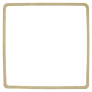 Anillo cuadrado de montaje y tejido 30 mm - Latón sin tratar x1|raw }}