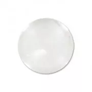 Perladas semi-agujereadas  8 mm Crystal Quartz x2