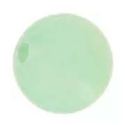 Perladas semi-agujereadas  6 mm Chrysoprase x2