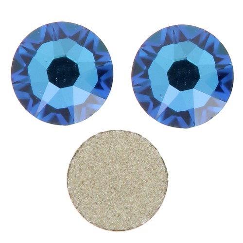 3 mm PureCrystal strass pegatinas - Cristal Bermuda Azul x36